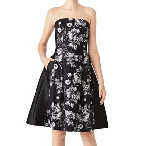 Sachin + Babi Black Floral Dress
